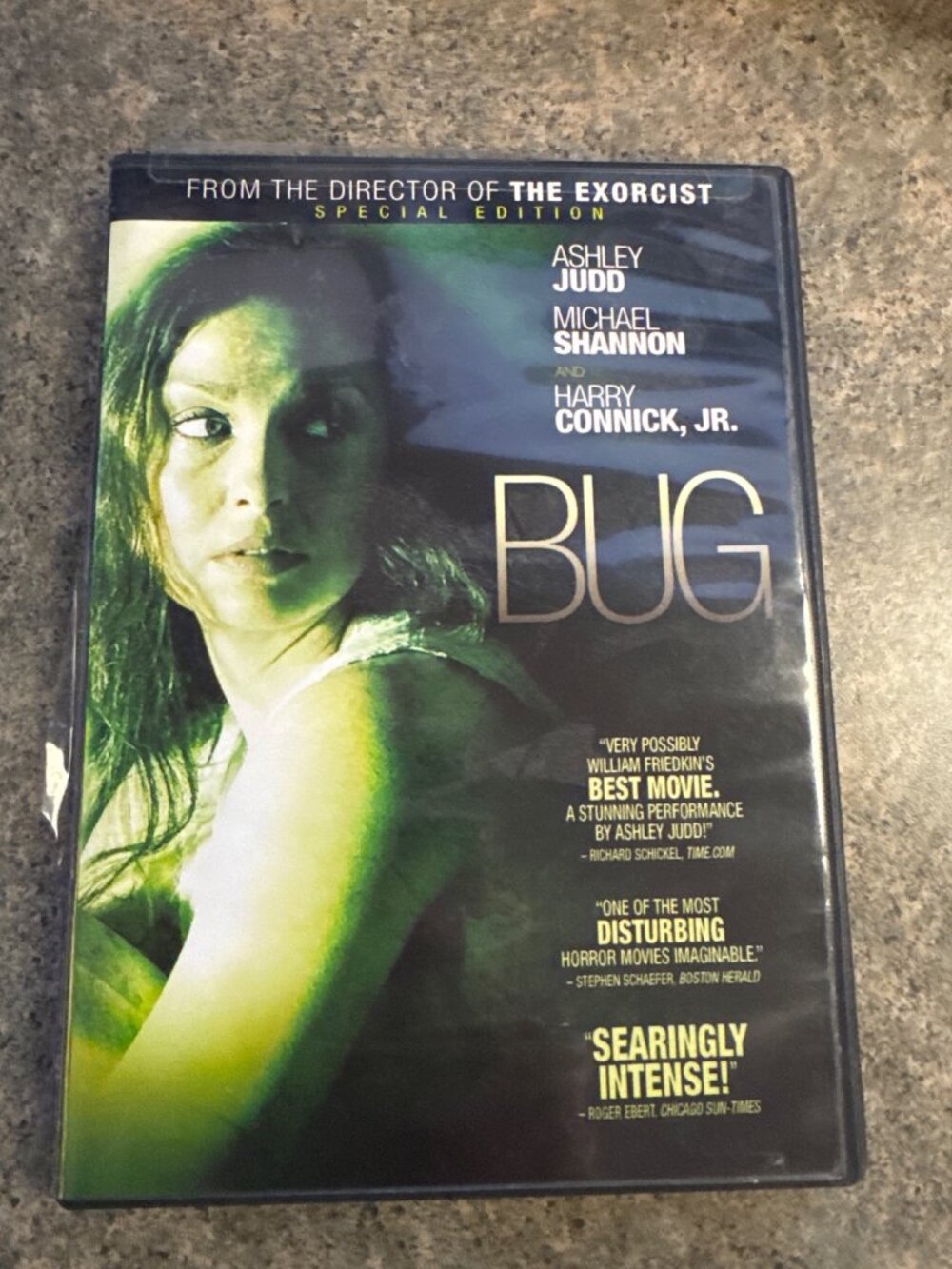 Bug DVD Special Edition Lionsgate 2006 Horror Film Ashley Judd & Michael Shannon